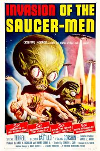 poster of Invasion of the Saucer-Men